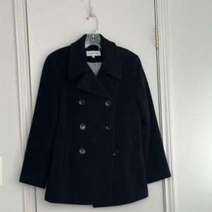 Calvin Klein Black Peacoat